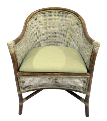 Sanur Armchair - Smoke Gray/ White Wash & Oatmeal at Online8 Furniture Auckland NZ