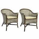 Sanur Armchair - Smoke Gray/ White Wash & Oatmeal at Online8 Furniture Auckland NZ