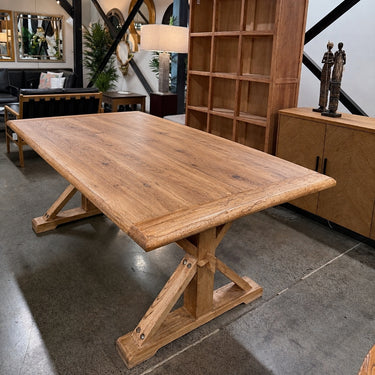 Sao Paulo Recycled Elm Dining Table 2000mm at Online8 Furniture Auckland NZ