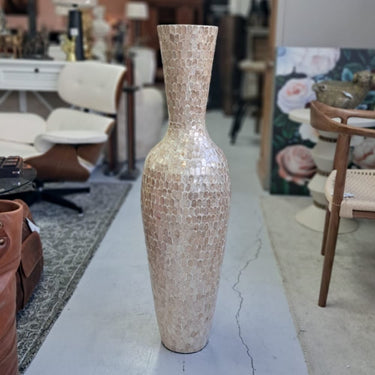 Sara Capiz Floor Vase - Large at Online8 Furniture Auckland NZ