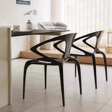 Saturn Transparent Chair - Black at Online8 Furniture Auckland NZ