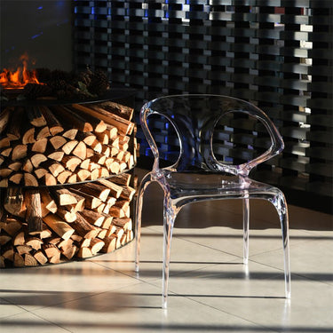 Saturn Transparent Chair - Clear at Online8 Furniture Auckland NZ
