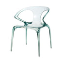 Saturn Transparent Chair - Emerald at Online8 Furniture Auckland NZ