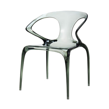 Saturn Transparent Chair - Smoke at Online8 Furniture Auckland NZ