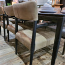 Savannah Leather Dining Chair at Online8 Furniture Auckland NZ