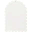 Scallop Arch Mirror - White at Online8 Furniture Auckland NZ