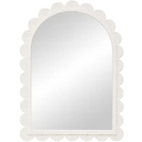 Scallop Arch Mirror - White at Online8 Furniture Auckland NZ