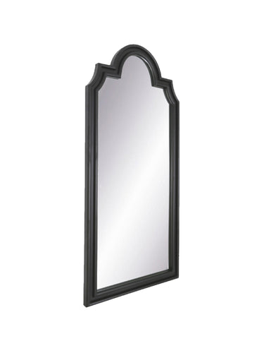 Scallop Floor Mirror - Black at Online8 Furniture Auckland NZ