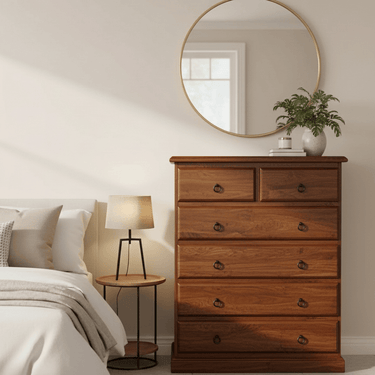 Scarlett 6 Drawer Tallboy at Online8 Furniture Auckland NZ