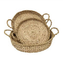 Seagrass/Hyacinth Trays s/3 - Natural at Online8 Furniture Auckland NZ