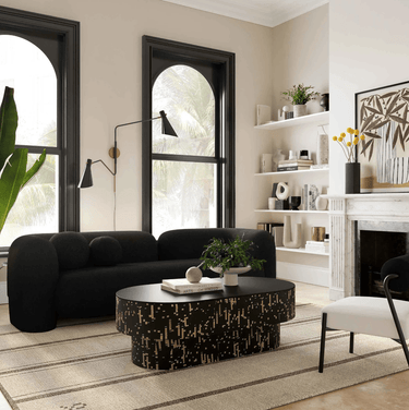 Seattle 3 Seat Boucle Sofa - Charcoal at Online8 Furniture Auckland NZ