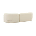 Seattle 3 Seat Boucle Sofa - White at Online8 Furniture Auckland NZ