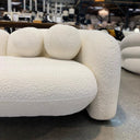 Seattle 3 Seat Boucle Sofa - White at Online8 Furniture Auckland NZ
