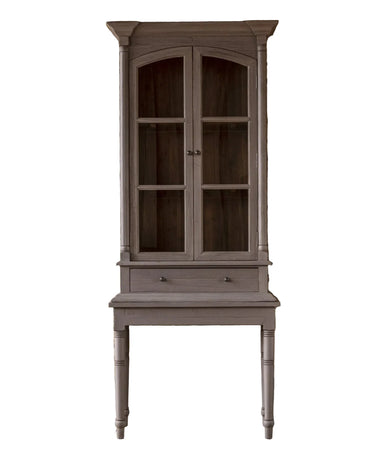 Secretary's Cabinet Antique Grey Old Pine at Online8 Furniture Auckland NZ