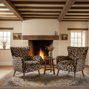Serengeti Armchair - Leopard Print at Online8 Furniture Auckland NZ