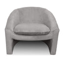 Shackelton Corduroy Occasional Chair - Grey at Online8 Furniture Auckland NZ