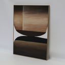 Shadow Form Abstract Wall Art - Caramel Brown at Online8 Furniture Auckland NZ