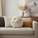 Sheep Round cushion - Ivory at Online8 Furniture Auckland NZ