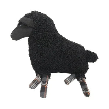 sheep w/ Tartan Lags Cushion - Black at Online8 Furniture Auckland NZ