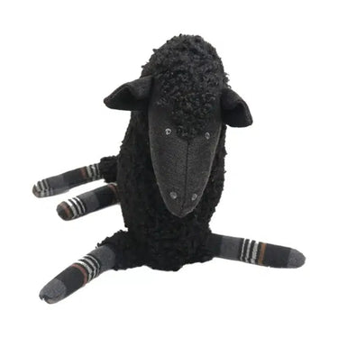 sheep w/ Tartan Lags Cushion - Black at Online8 Furniture Auckland NZ