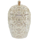 SHELBY SHORT IRIDESCENT GLAZE CERAMIC VASE at Online8 Furniture Auckland NZ