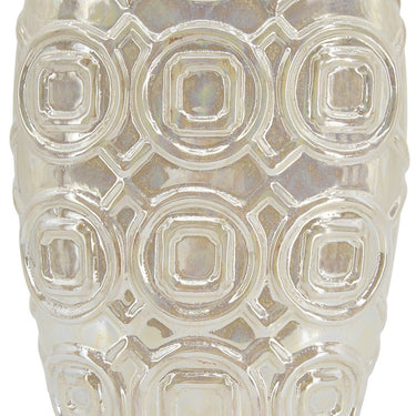 SHELBY SHORT IRIDESCENT GLAZE CERAMIC VASE at Online8 Furniture Auckland NZ