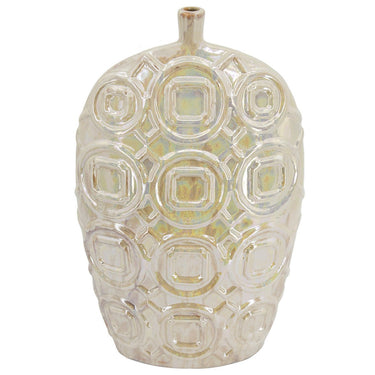 SHELBY TALL IRIDESCENT GLAZE CERAMIC VASE at Online8 Furniture Auckland NZ