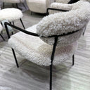 Sienna Forged Accent Chair - White at Online8 Furniture Auckland NZ