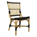 SIKA Affair Monique Rattan Dining Chair - Natural/Black at Online8 Furniture Auckland NZ