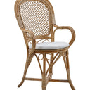 SIKA Fleur Rattan Armchair - Antique at Online8 Furniture Auckland NZ