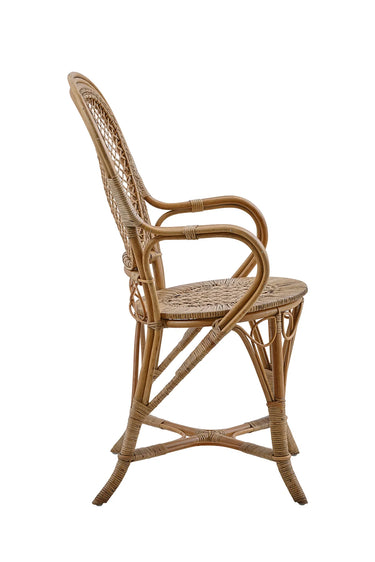 SIKA Fleur Rattan Armchair - Antique at Online8 Furniture Auckland NZ