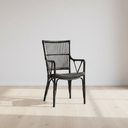 SIKA Originals Piano Rattan Armchair - Black at Online8 Furniture Auckland NZ