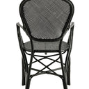 SIKA Originals Rossini Rattan Armchair - Black at Online8 Furniture Auckland NZ