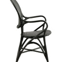 SIKA Originals Rossini Rattan Armchair - Black at Online8 Furniture Auckland NZ