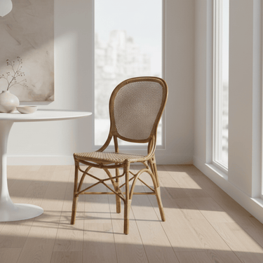 SIKA Originals Rossini Rattan Side Chair - Antique at Online8 Furniture Auckland NZ