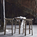 SIKA Originals Salsa Rattan Barstool - Antique 63cm at Online8 Furniture Auckland NZ
