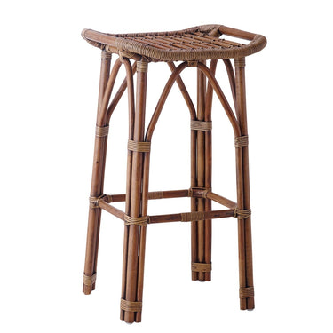 SIKA Originals Salsa Rattan Barstool - Antique 63cm at Online8 Furniture Auckland NZ