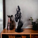 Silence Sculpture on Wooden Base at Online8 Furniture Auckland NZ