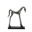 Silver Horse Standing - Small at Online8 Furniture Auckland NZ