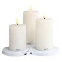 Sirius Sille Rechargeable LED Candle Set/3 at Online8 Furniture Auckland NZ