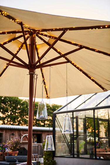 SIRIUS SOLAR Knirke Parasol String Lights at Online8 Furniture Auckland NZ
