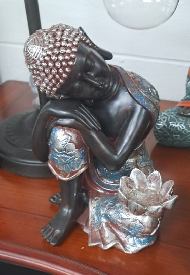 Sitting Buddha Statue with Candle Holder at Online8 Furniture Auckland NZ