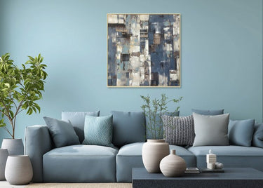 Skyline Shards Framed Canvas at Online8 Furniture Auckland NZ