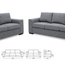 Sloane 3+2 Seat Lounge Suite at Online8 Furniture Auckland NZ