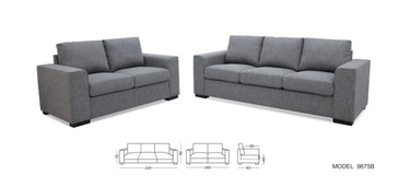 Sloane 3+2 Seat Lounge Suite at Online8 Furniture Auckland NZ