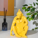 Smokin'Mo Yellow Ape Statue at Online8 Furniture Auckland NZ