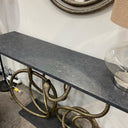 Snake Console Table with Granite Top at Online8 Furniture Auckland NZ
