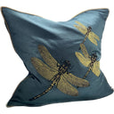 Snugg+Co Cushion Cover - Blue/Gold at Online8 Furniture Auckland NZ