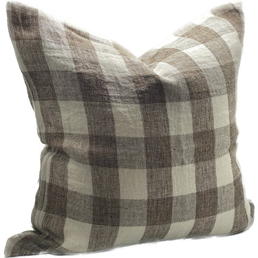 Snugg+Co Cushion Cover - Ivory/Brown at Online8 Furniture Auckland NZ