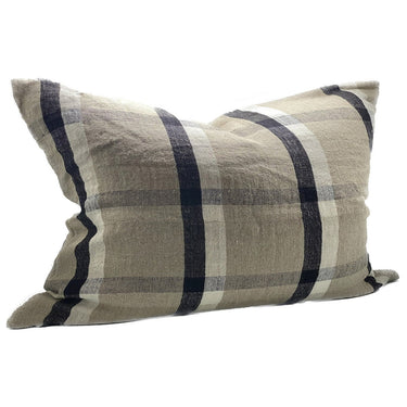 Snugg+Co Cushion Cover - Natural/Black/Ivory at Online8 Furniture Auckland NZ